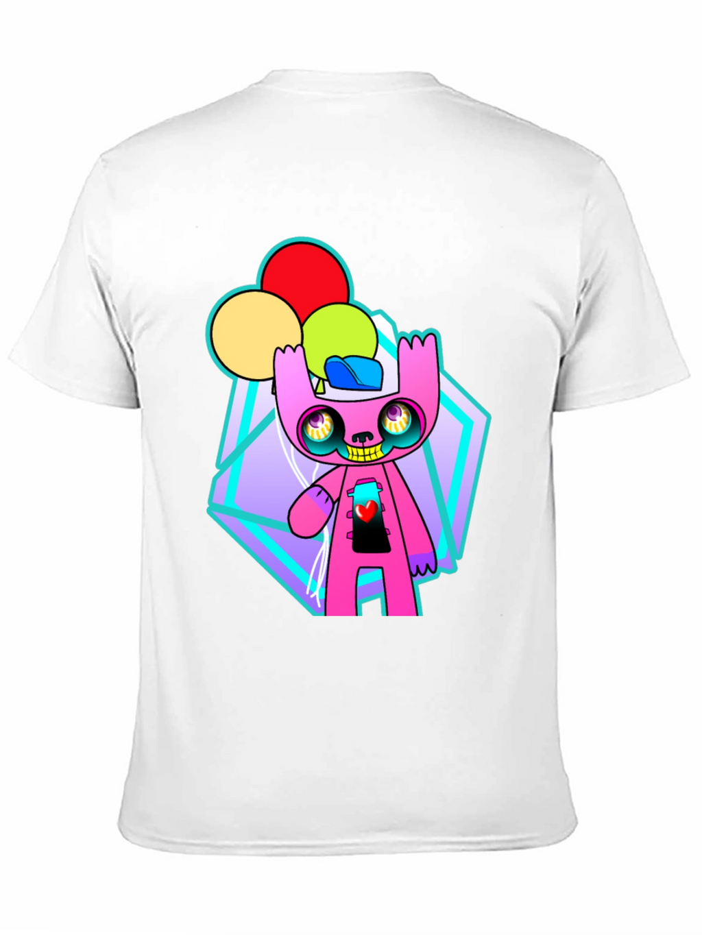 Funky Cartoon Character Graphic Tee