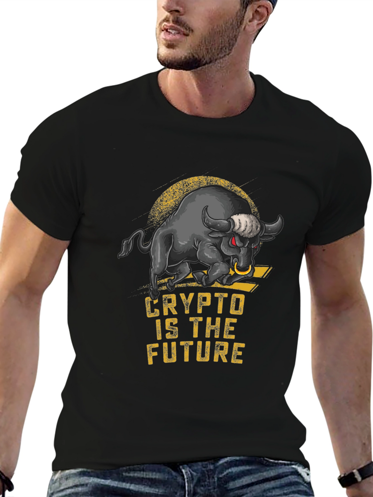 Crypto Bull T-Shirt - Future of Finance Tee