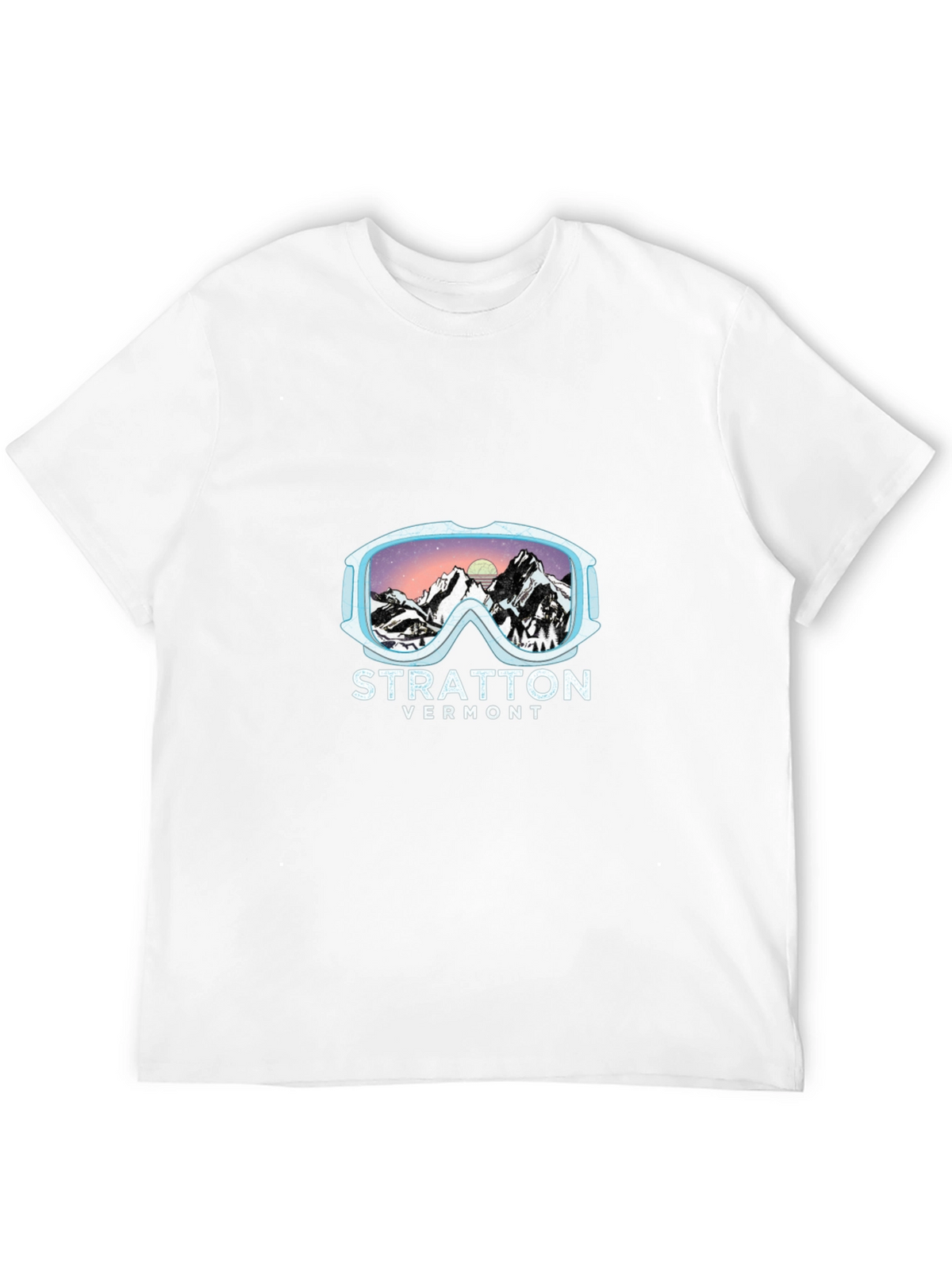 Stratton Vermont Ski Goggles Graphic T-Shirt