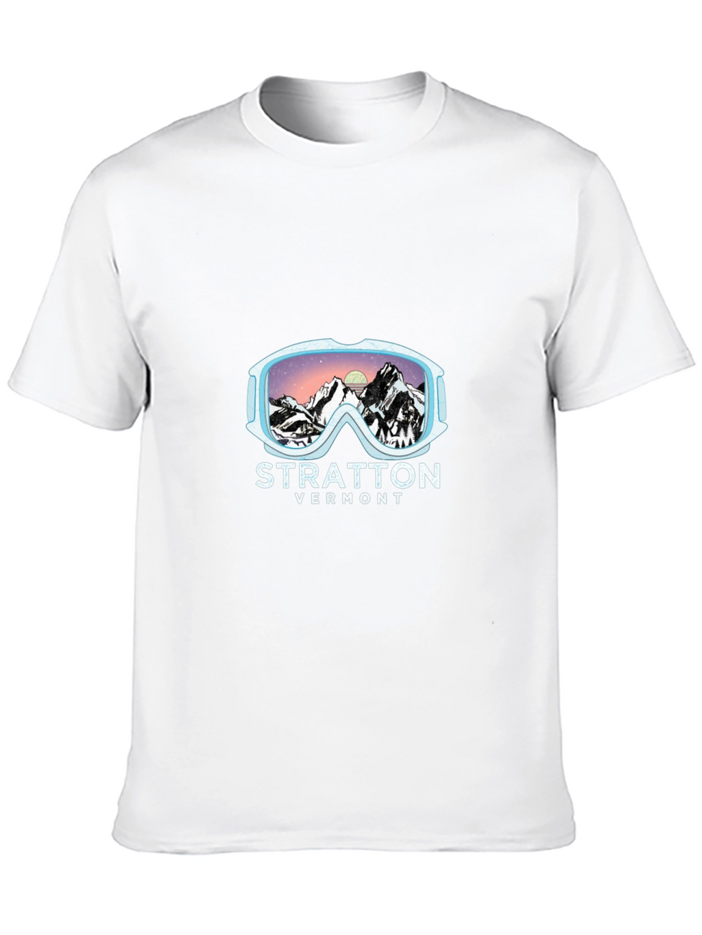 Stratton Vermont Ski Goggles Graphic T-Shirt