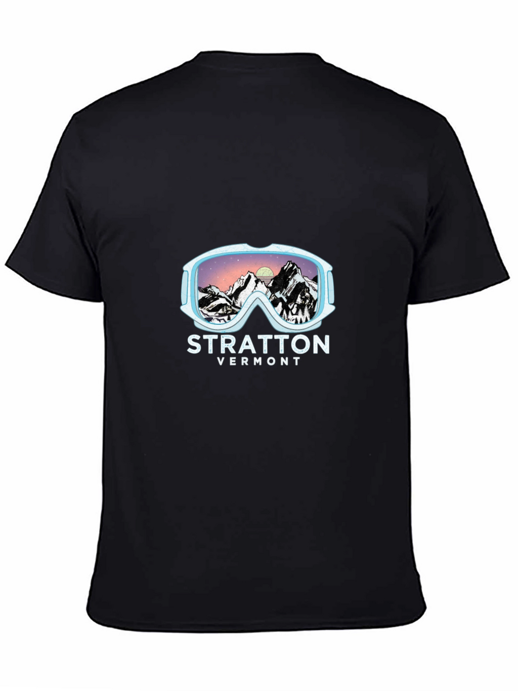 Stratton Vermont Ski Goggles Graphic T-Shirt