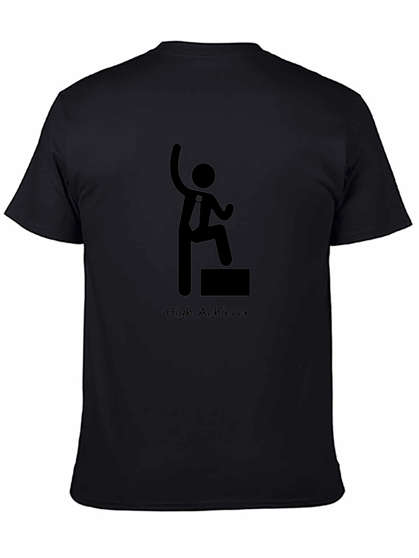 High Achiever Graphic Black T-Shirt
