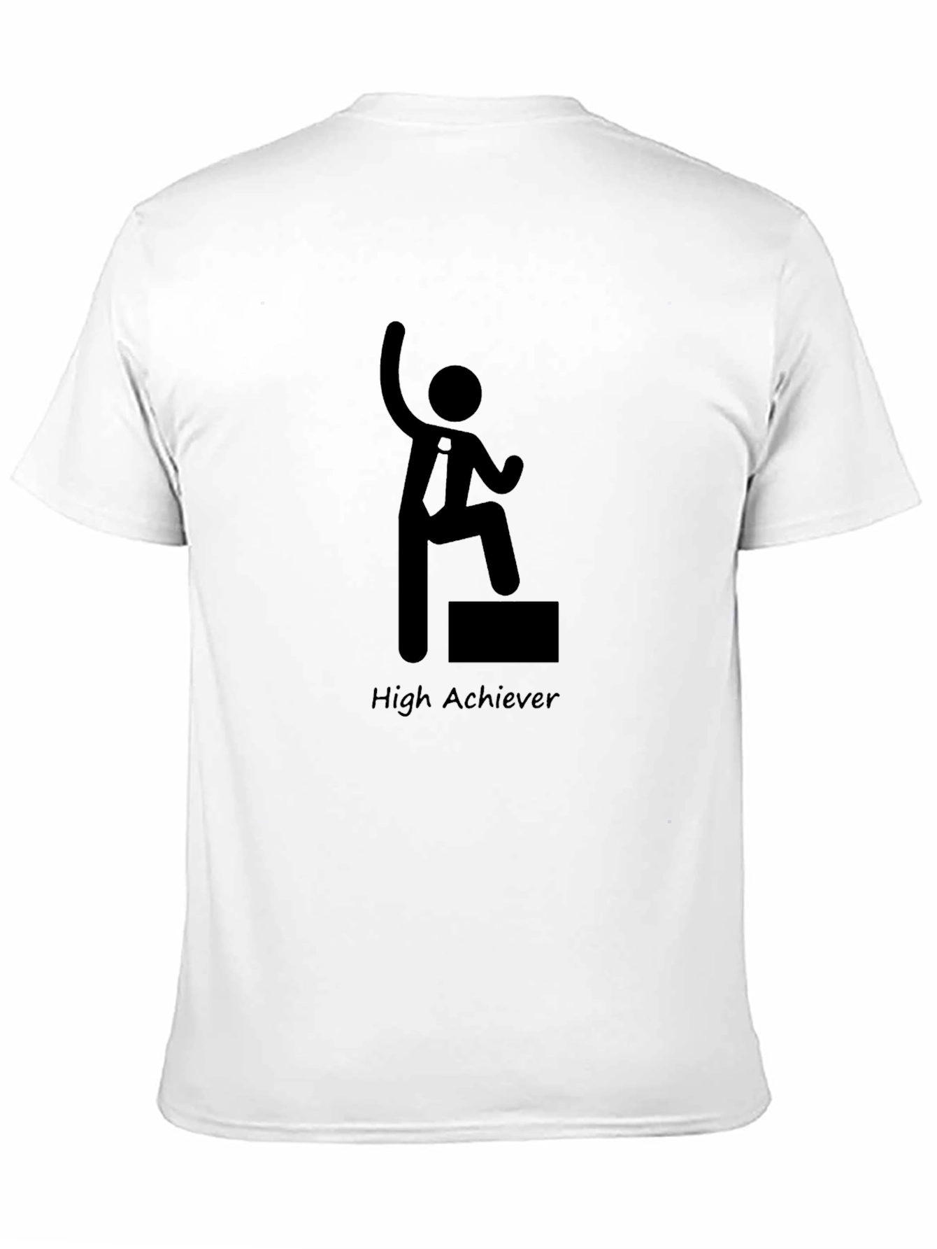 High Achiever Graphic Black T-Shirt