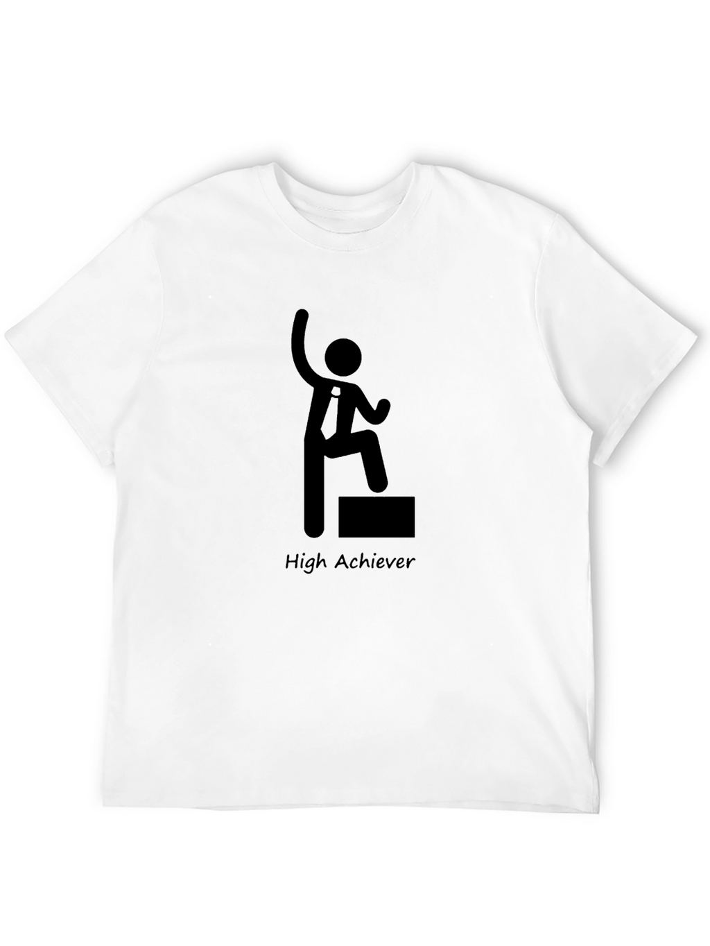 High Achiever Graphic Black T-Shirt