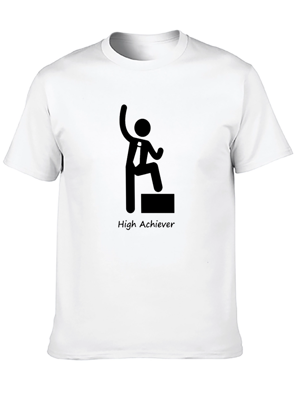 High Achiever Graphic Black T-Shirt