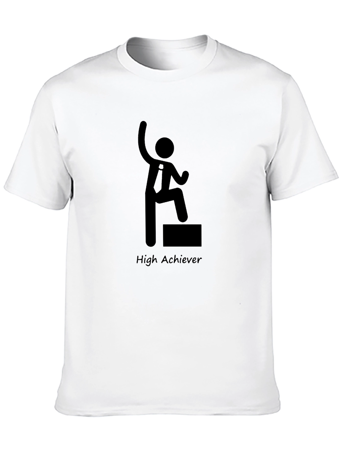 High Achiever Graphic Black T-Shirt