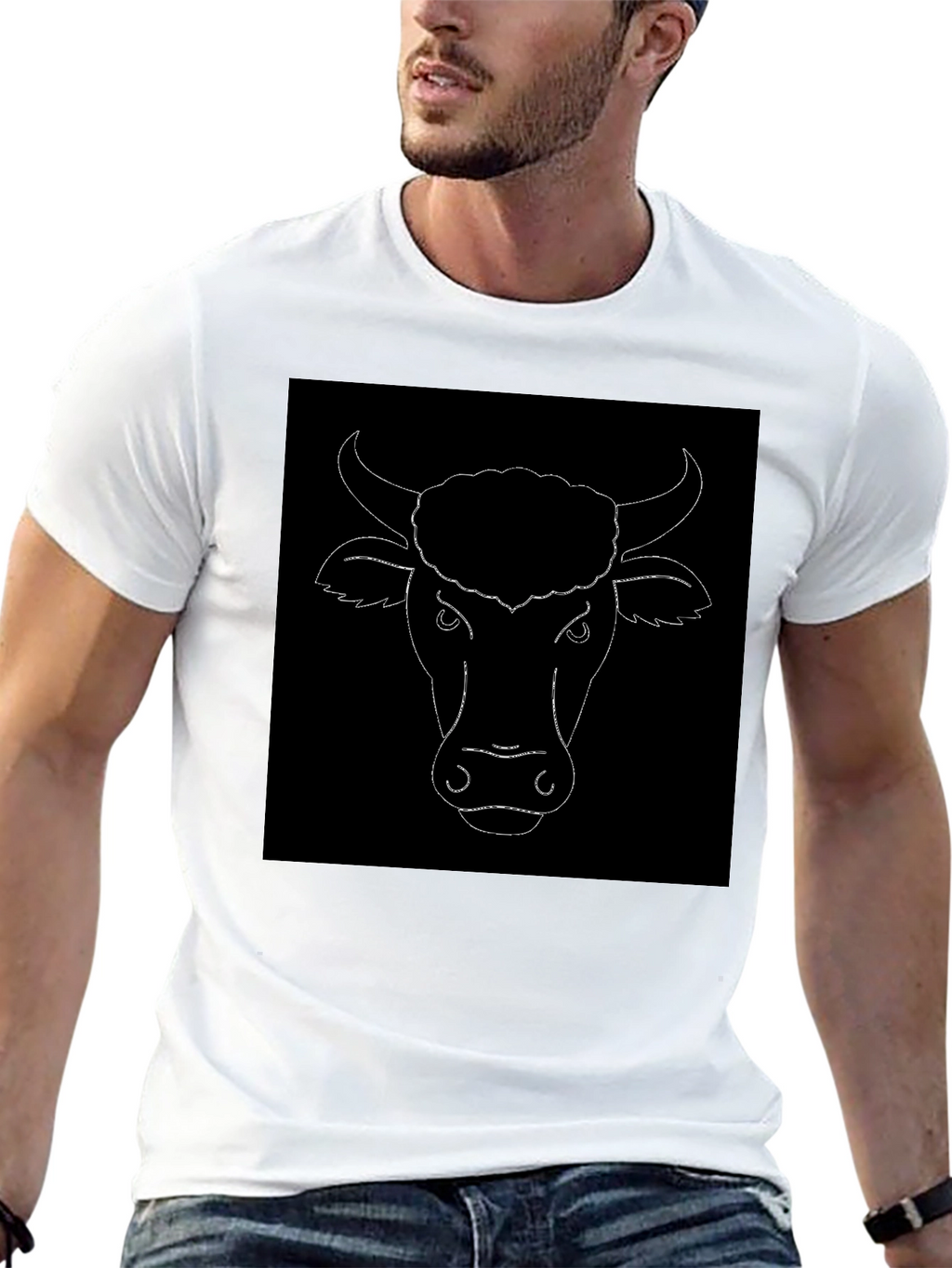 Black Bull Graphic Tee - Bold & Edgy Style