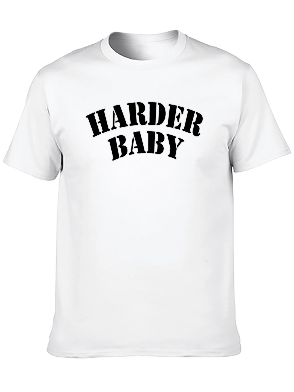 Harder Baby Graphic T-Shirt - Black