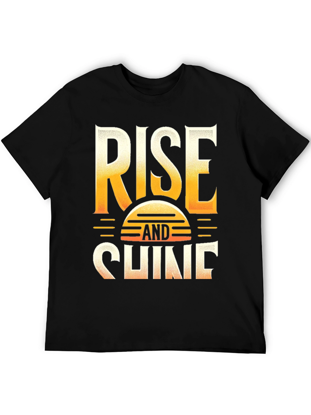 Rise and Shine Graphic Tee - Mens Black T-Shirt