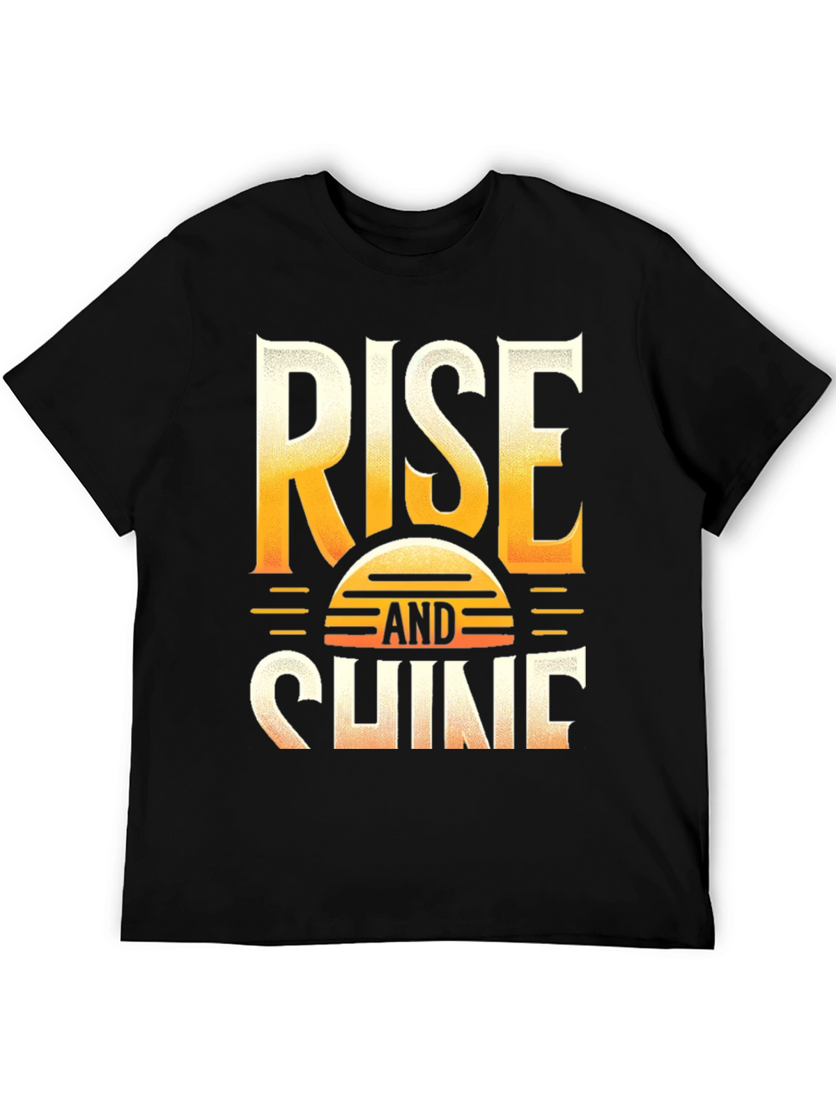 Rise and Shine Graphic Tee - Mens Black T-Shirt