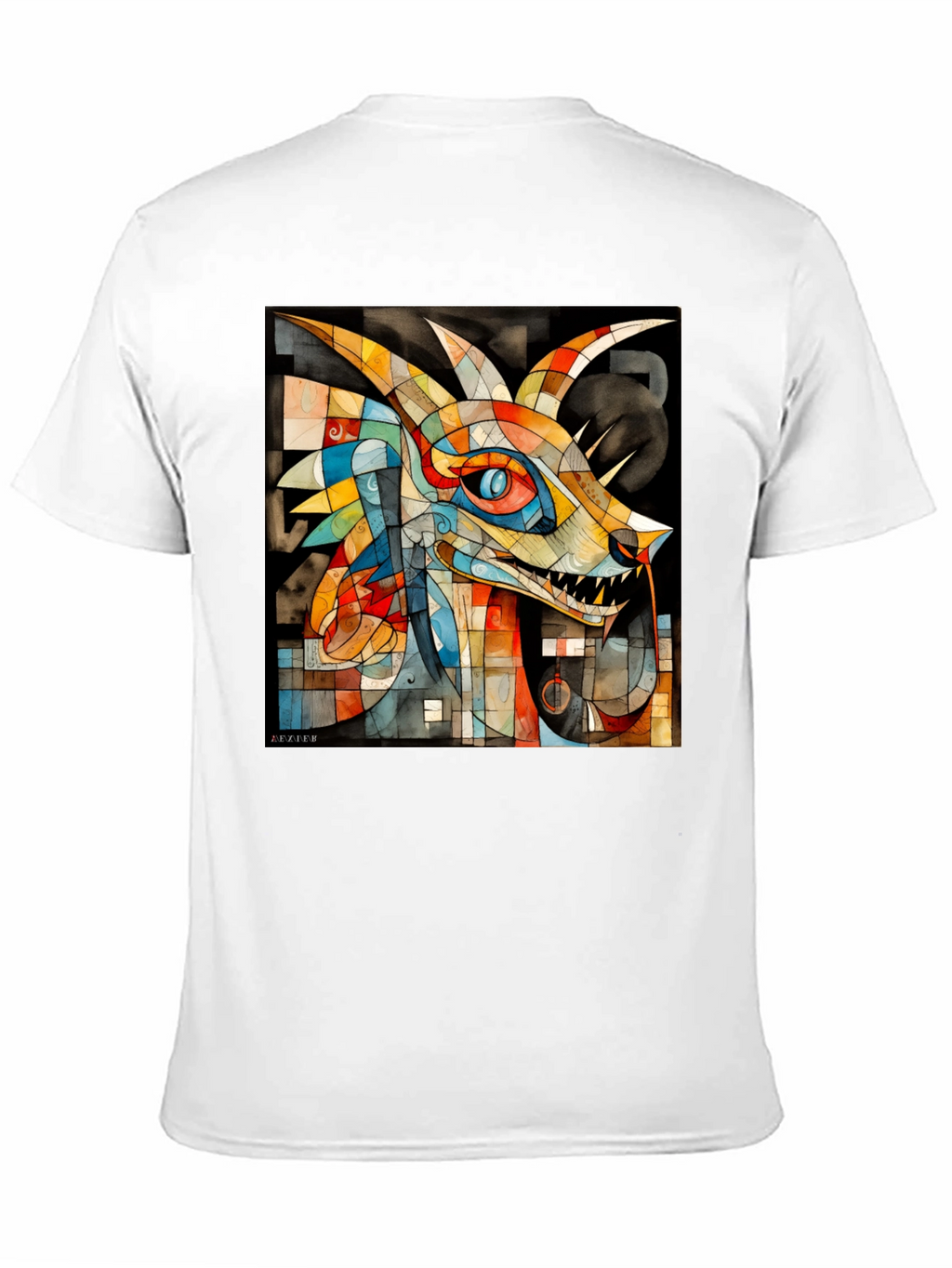 Abstract Dragon Graphic Tee