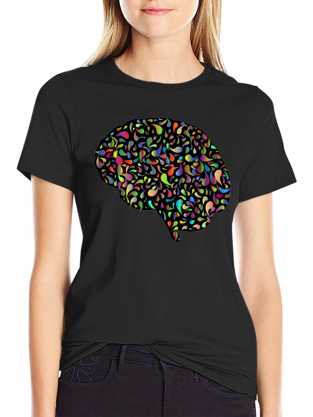 Creative Brain Graphic Tee - Think Outside the Box!