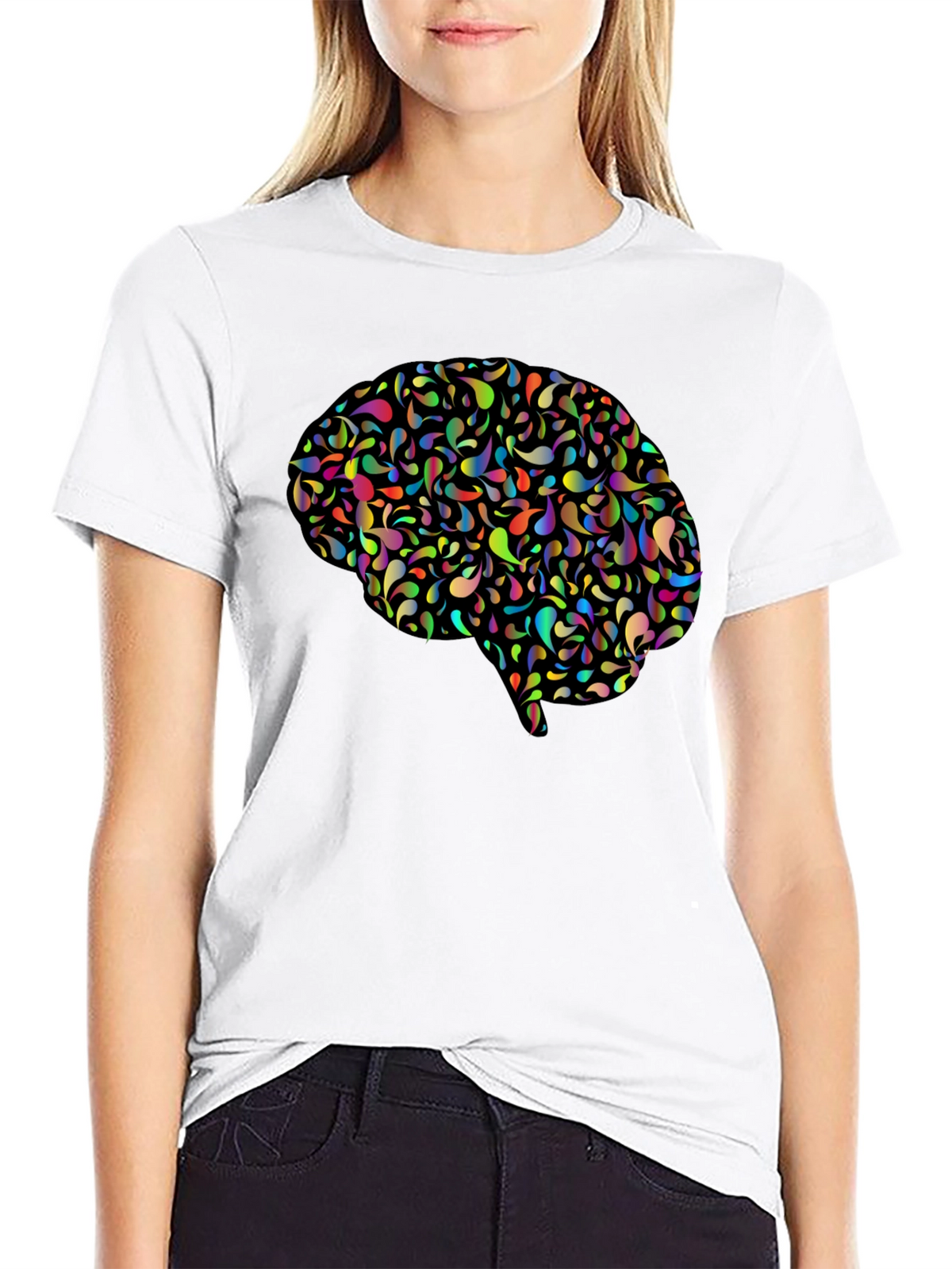 Creative Brain Graphic Tee - Think Outside the Box!
