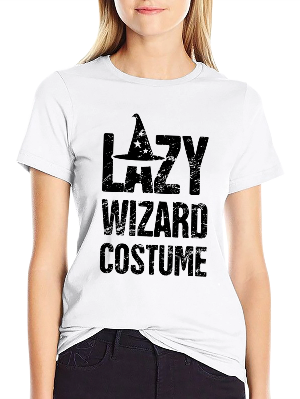 Lazy Wizard Costume T-Shirt - Black