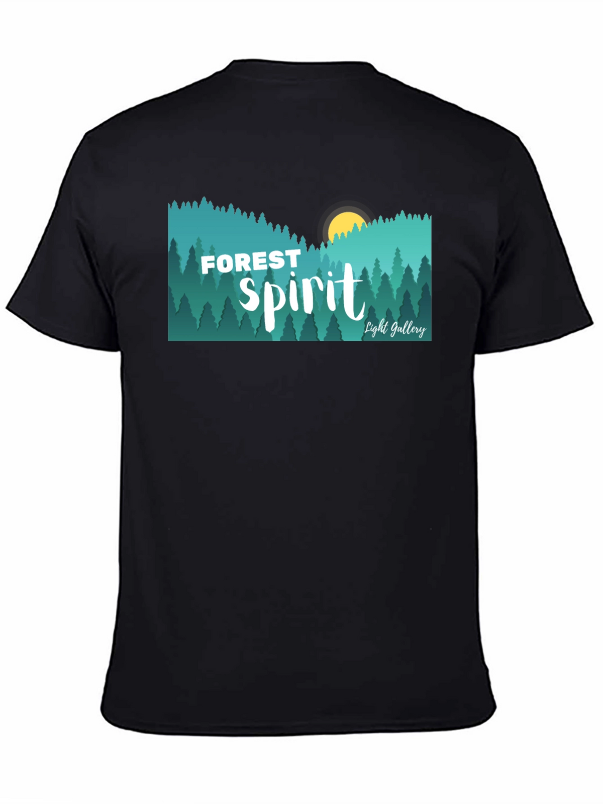 Forest Spirit Graphic Tee - Nature Inspired Design
