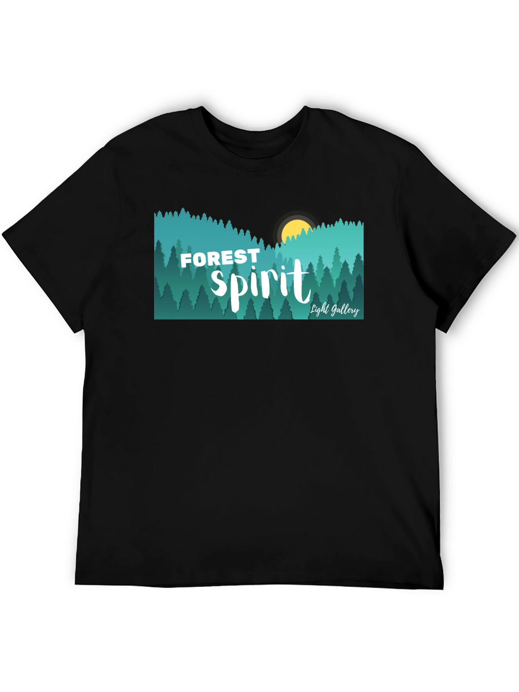 Forest Spirit Graphic Tee - Nature Inspired Design