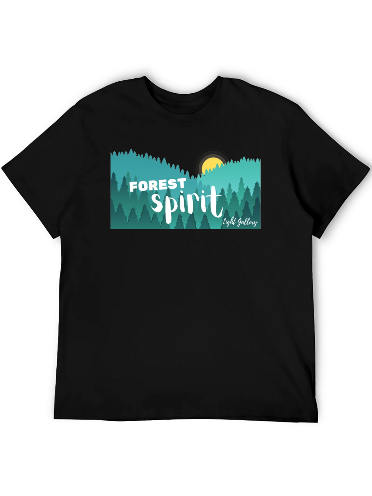 Forest Spirit Graphic Tee - Nature Inspired Design