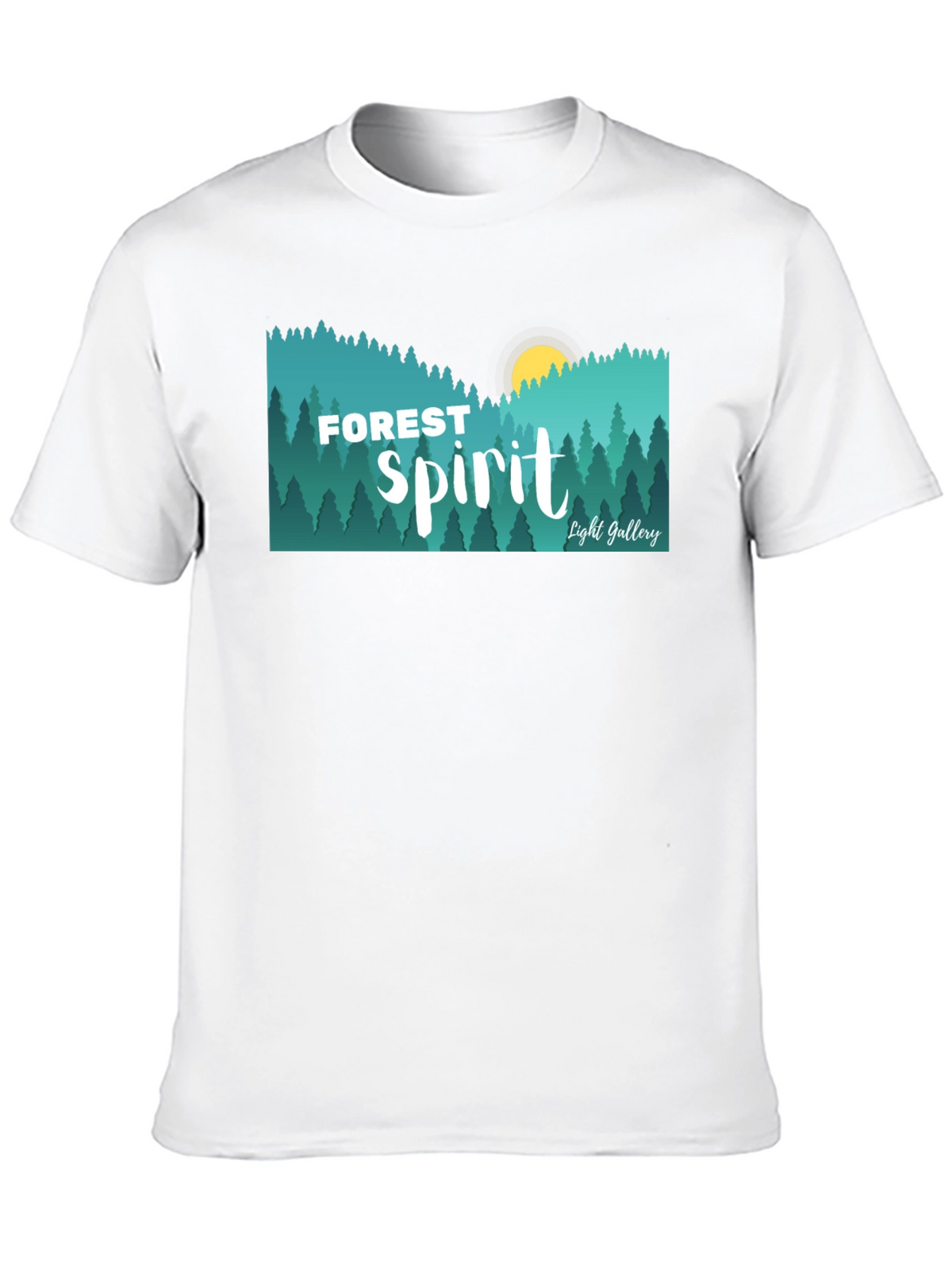 Forest Spirit Graphic Tee - Nature Inspired Design