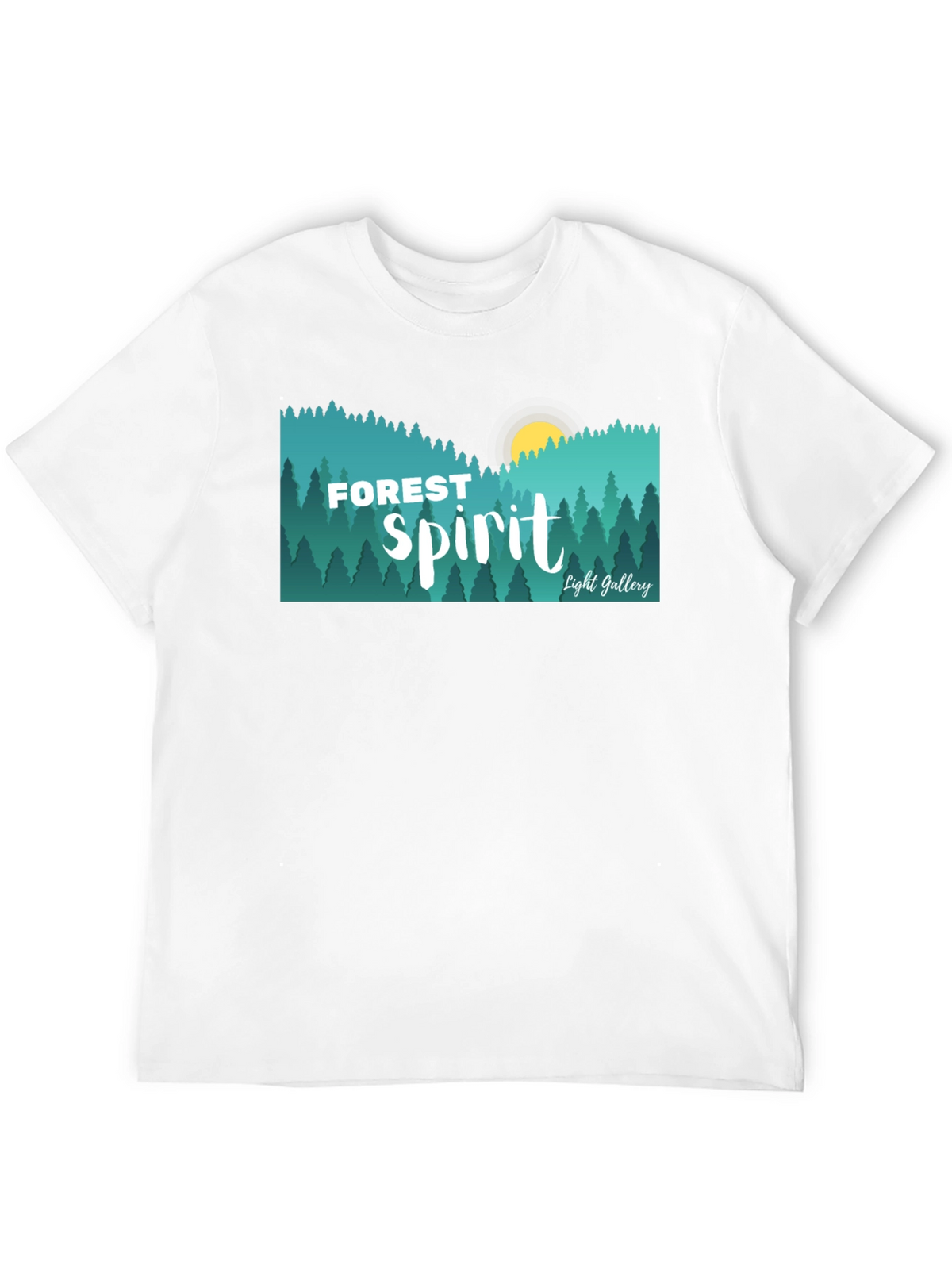 Forest Spirit Graphic Tee - Nature Inspired Design