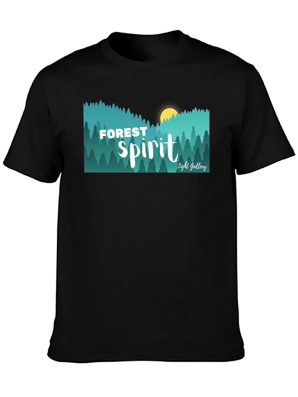 Forest Spirit Graphic Tee - Nature Inspired Design