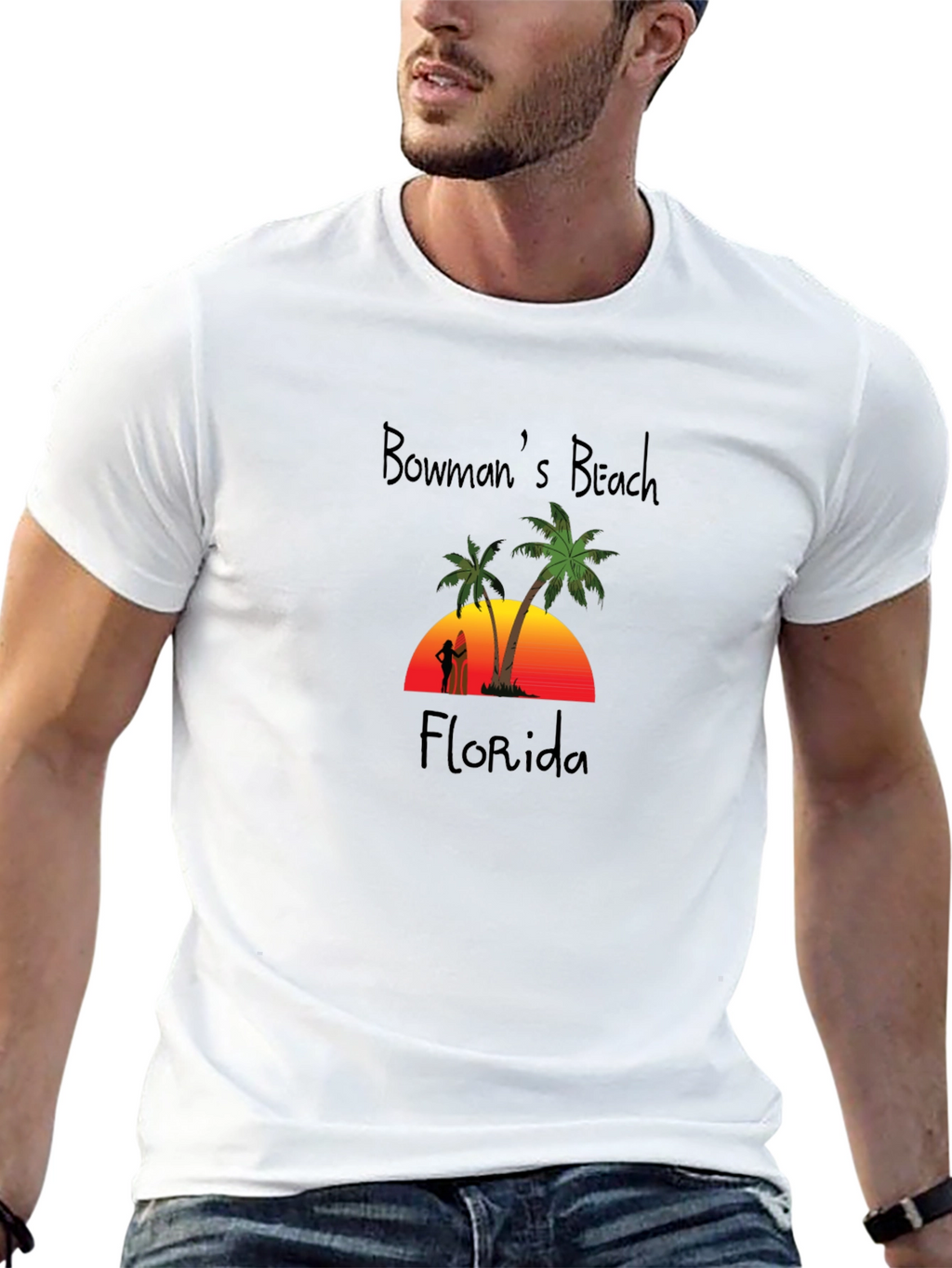 Bowmans Beach Florida Graphic T-Shirt