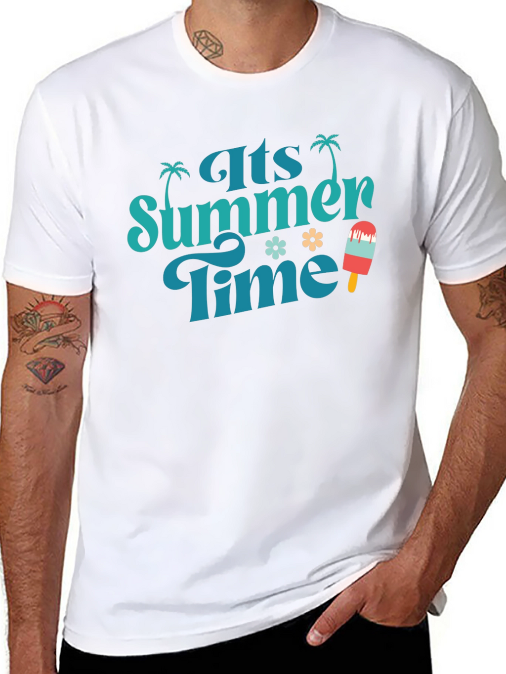 Its Summer Time Graphic Tee - Casual Comfort
