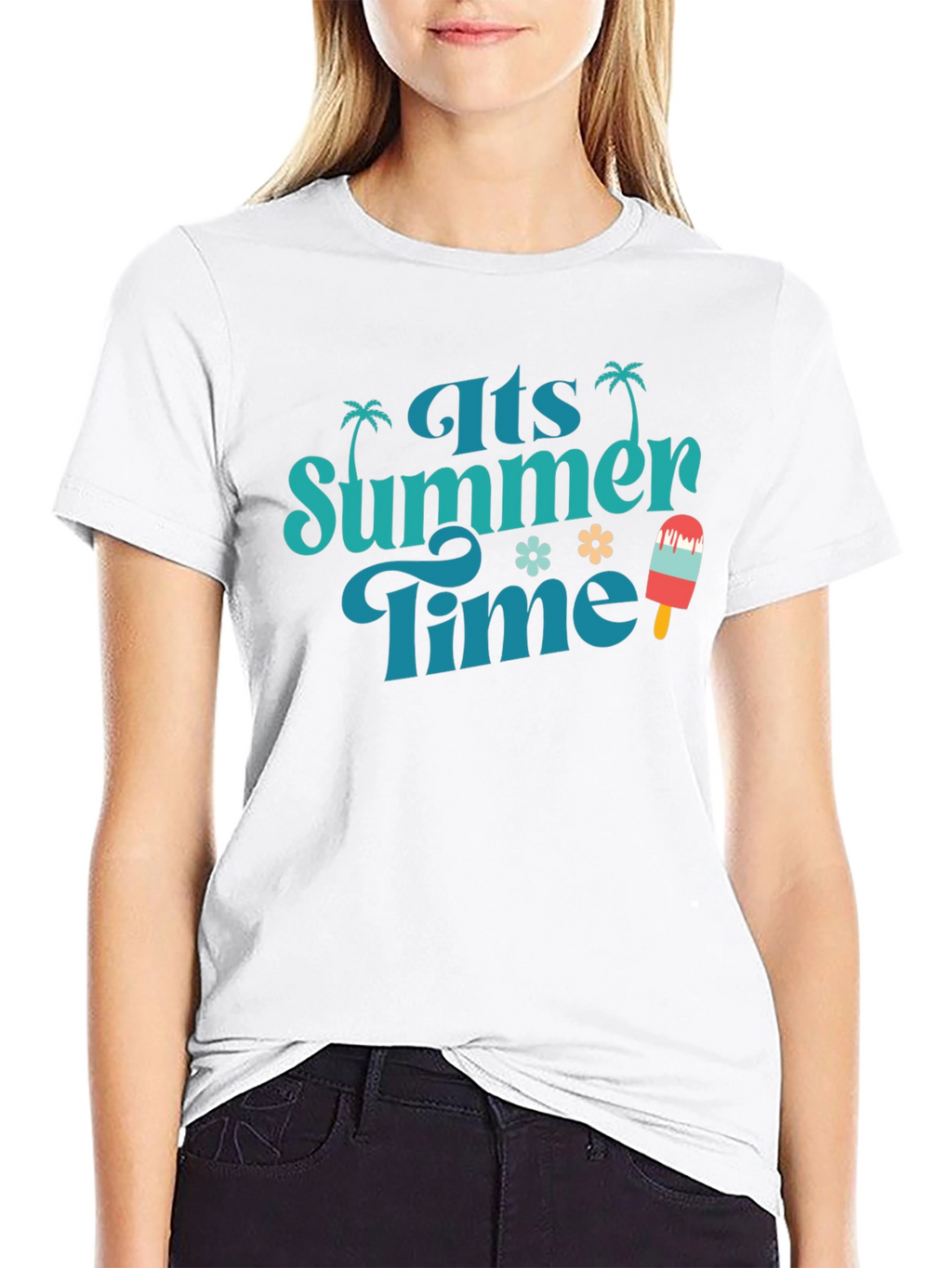Its Summer Time Graphic Tee - Casual Comfort