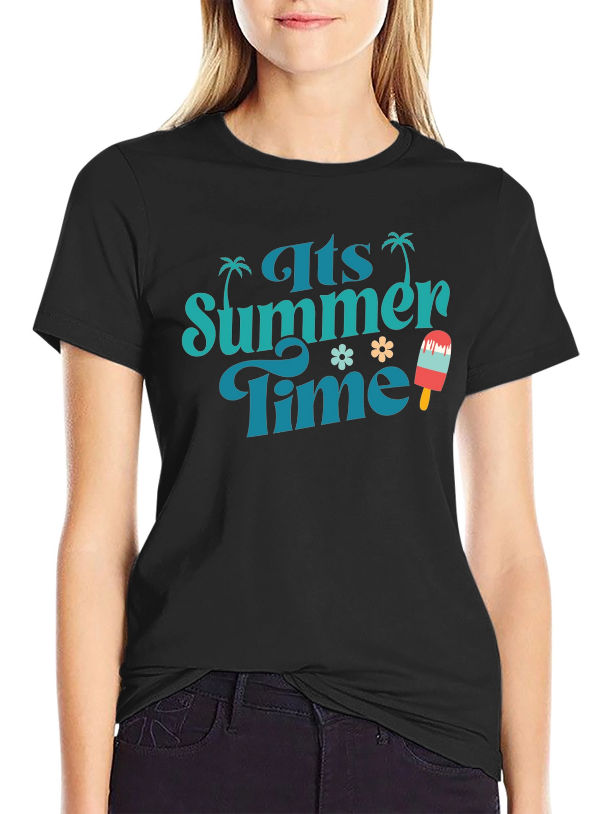 Its Summer Time Graphic Tee - Casual Comfort