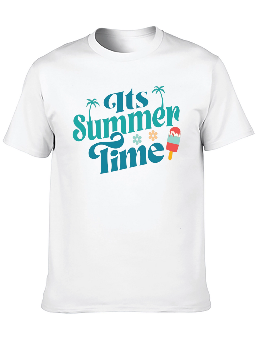 Its Summer Time Graphic Tee - Casual Comfort