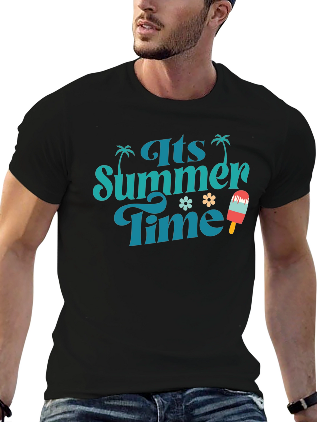 Its Summer Time Graphic Tee - Casual Comfort