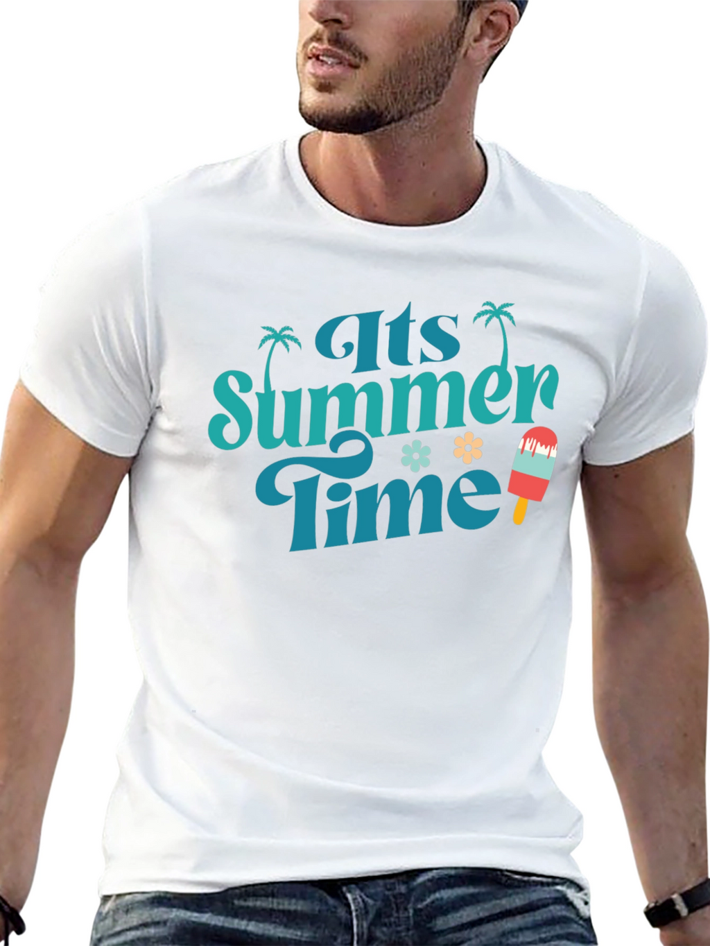 Its Summer Time Graphic Tee - Casual Comfort