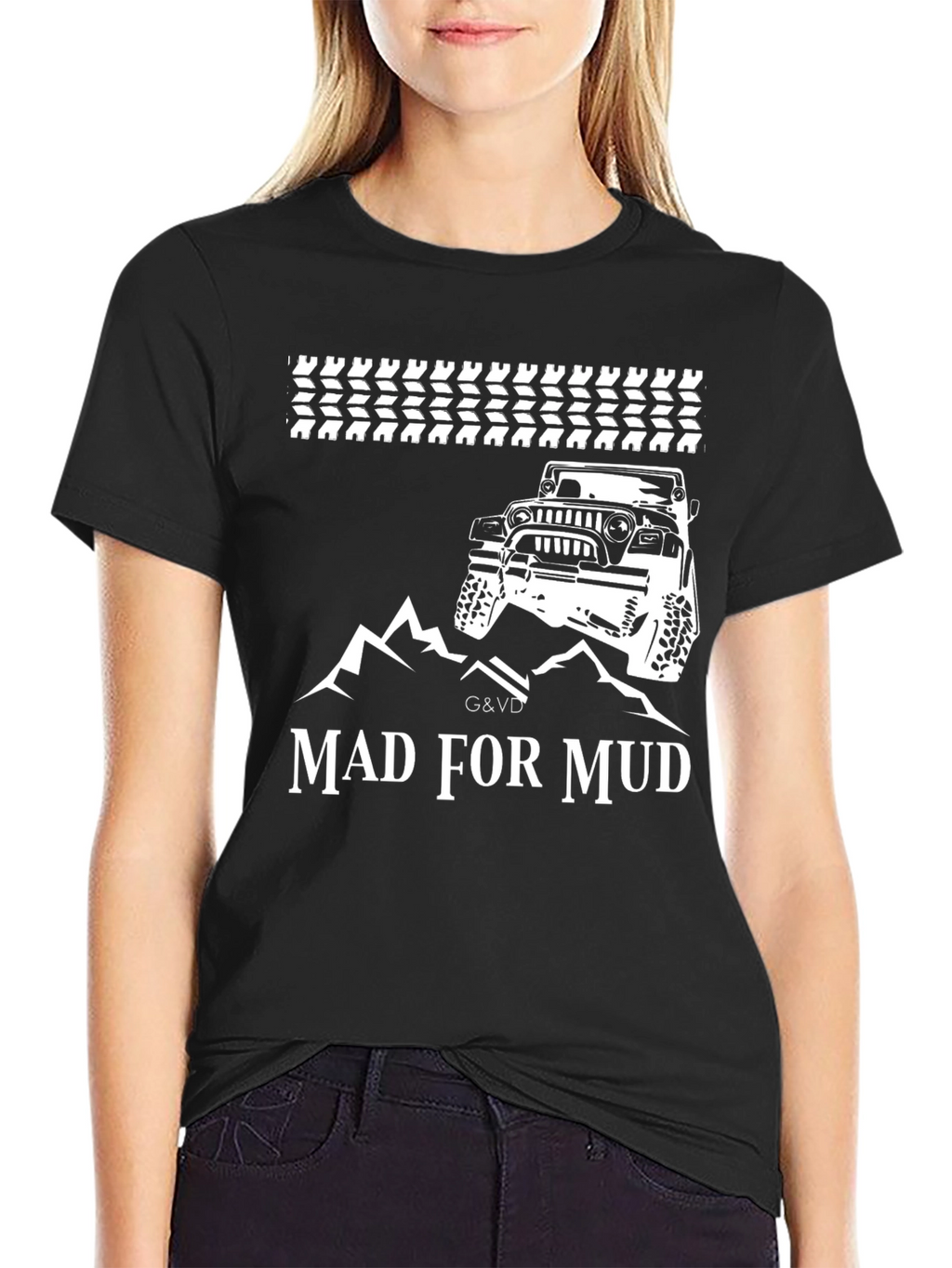 Mad for Mud Black Graphic Tee