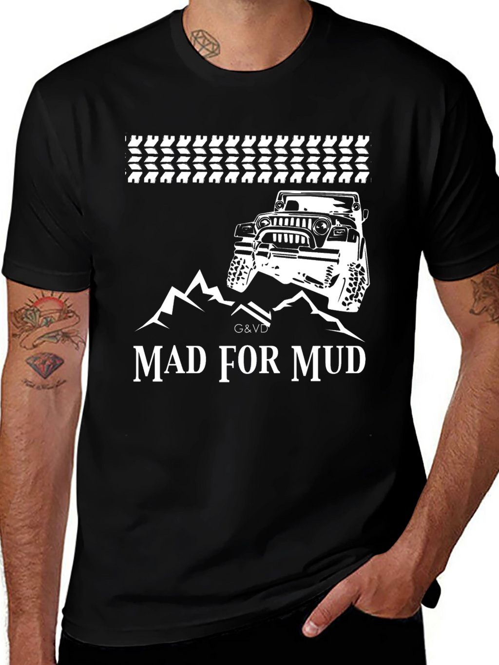 Mad for Mud Black Graphic Tee