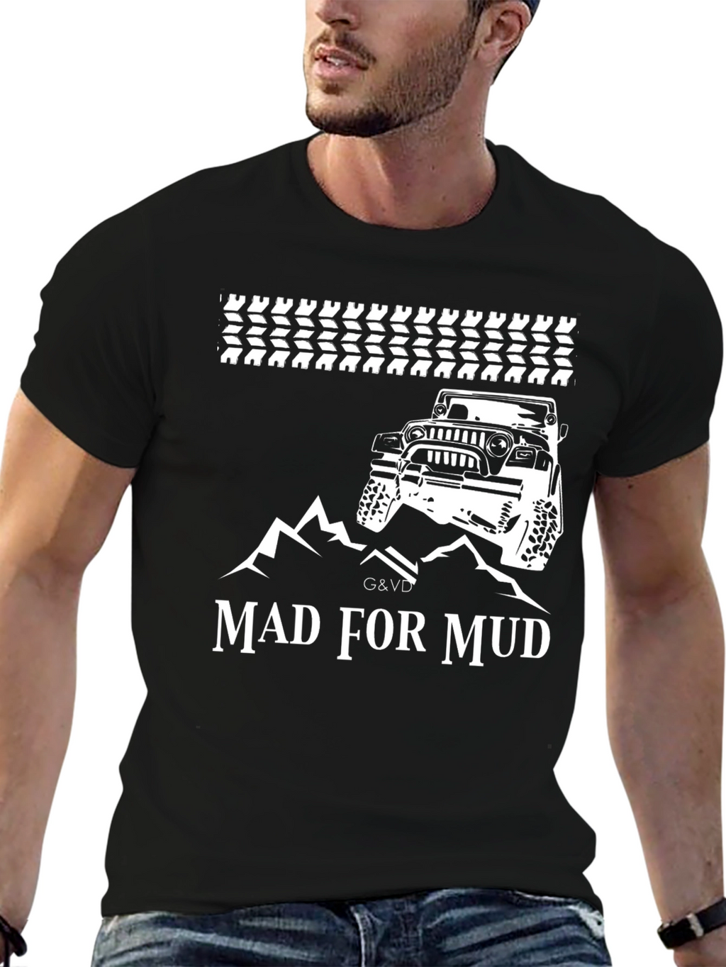 Mad for Mud Black Graphic Tee