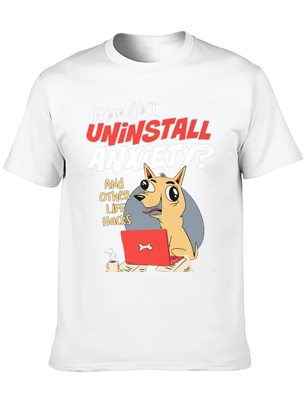 Uninstall Anxiety Graphic Tee