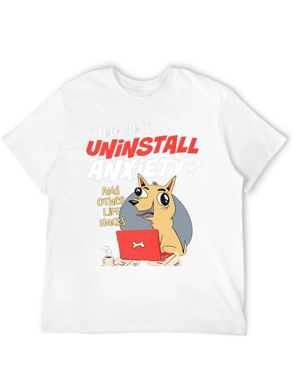 Uninstall Anxiety Graphic Tee