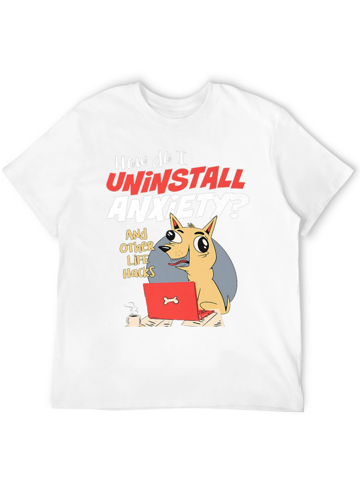Uninstall Anxiety Graphic Tee