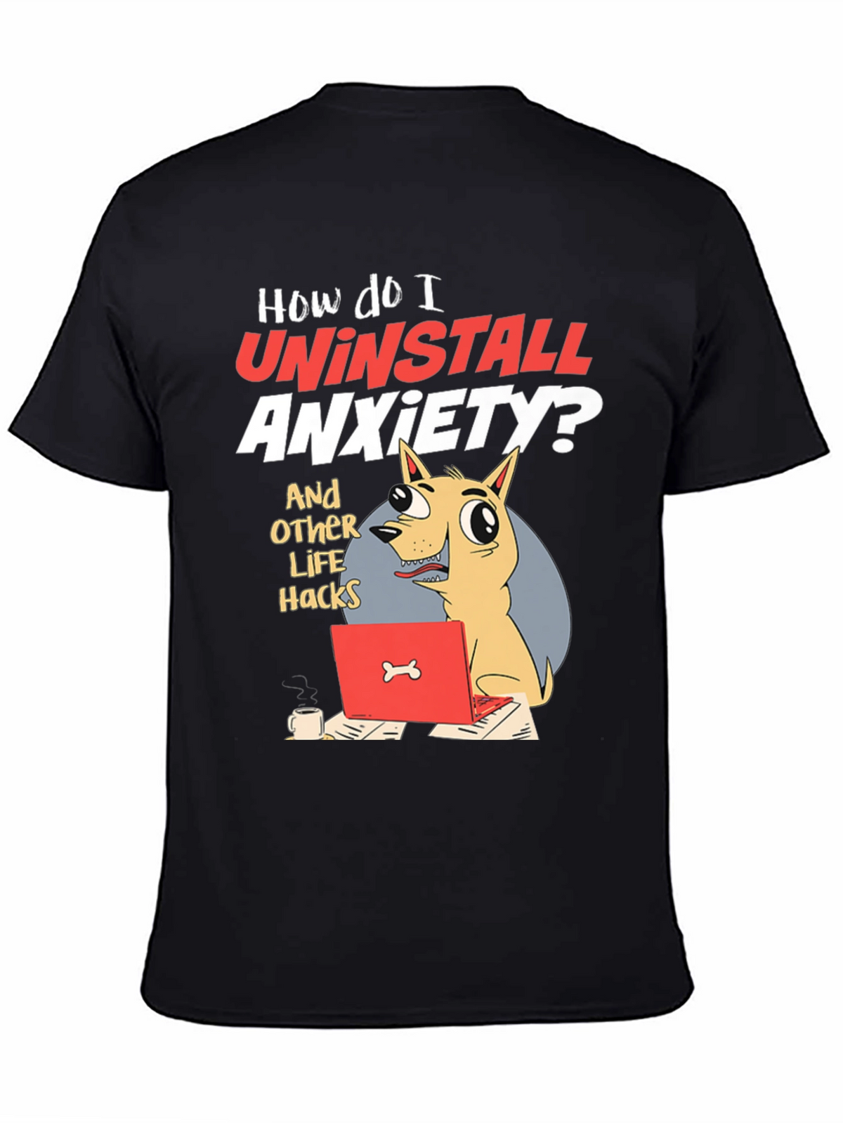 Uninstall Anxiety Graphic Tee