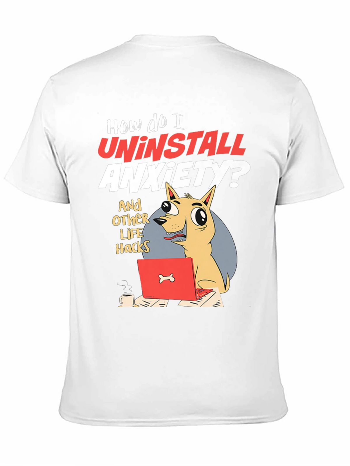 Uninstall Anxiety Graphic Tee