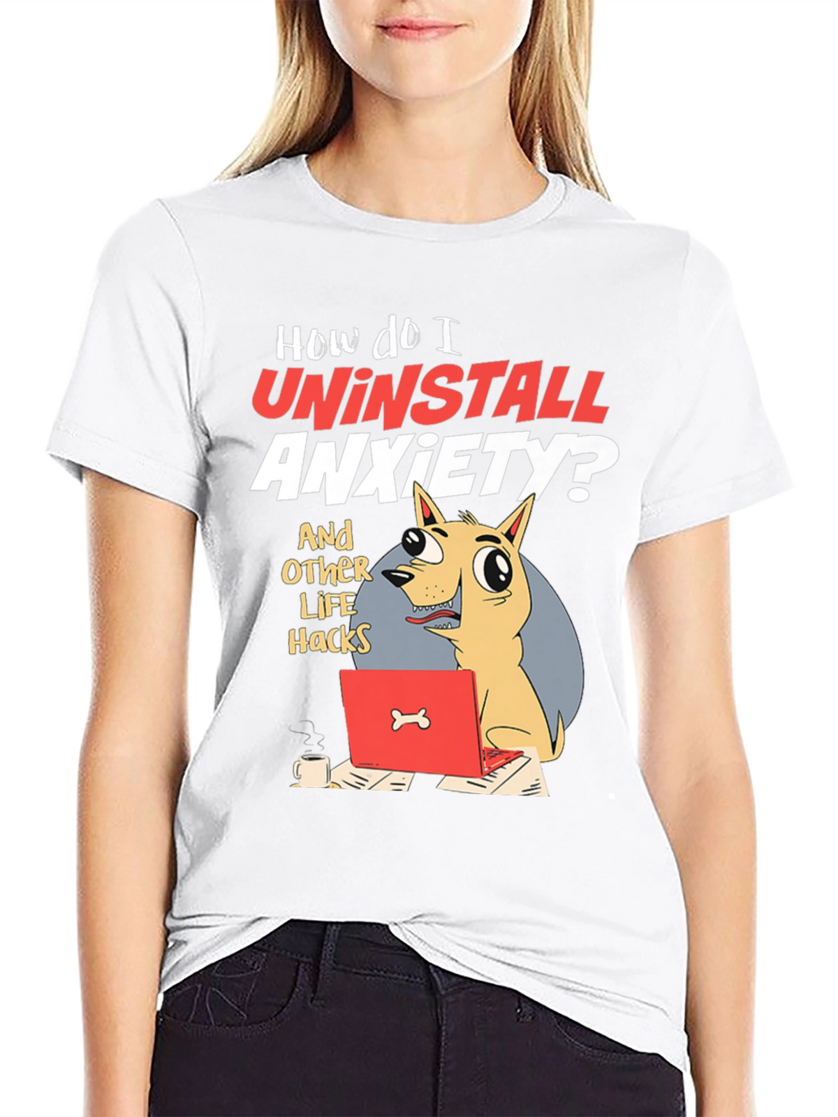 Uninstall Anxiety Graphic Tee