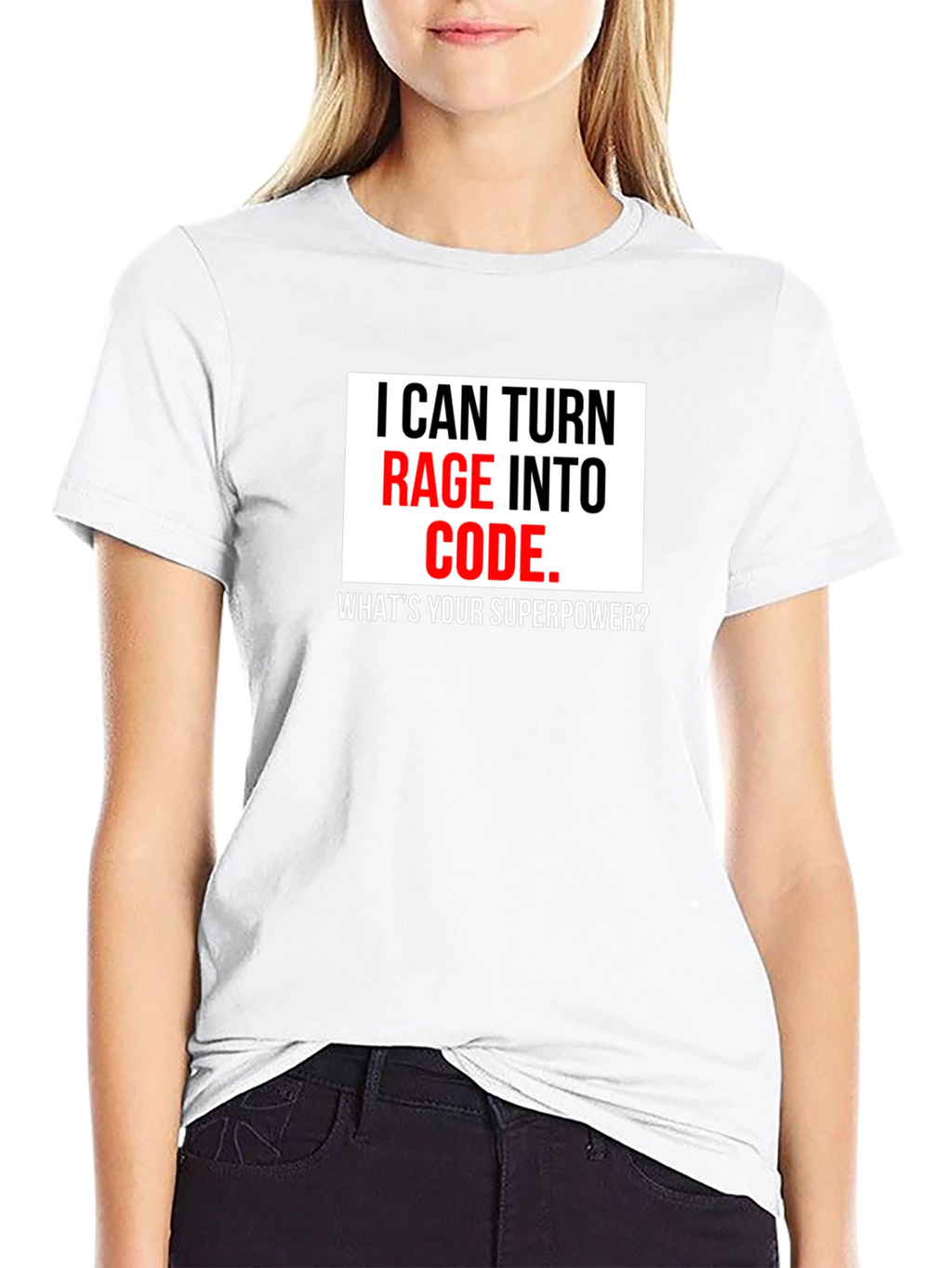 Rage Into Code T-Shirt - Programmer Superpower Tee