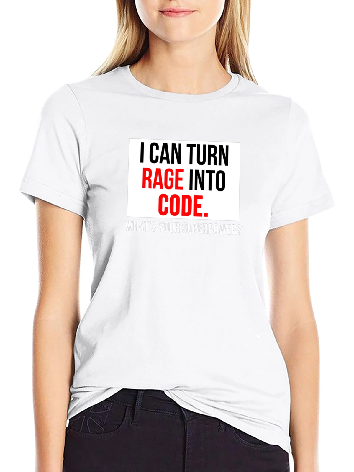 Rage Into Code T-Shirt - Programmer Superpower Tee