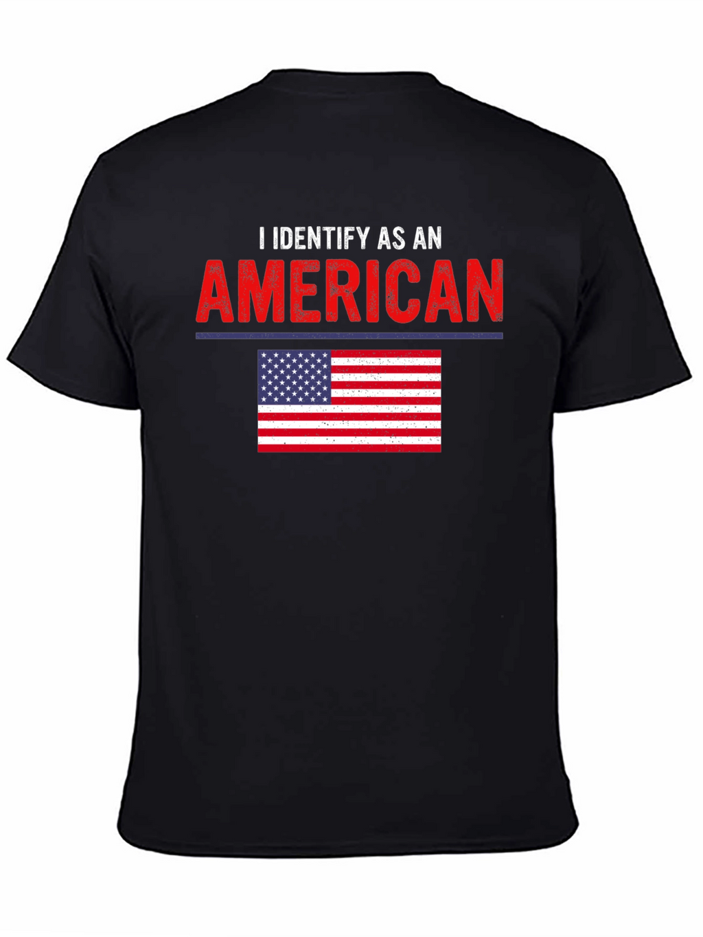 I Identify As An American Patriotic Graphic T-Shirt