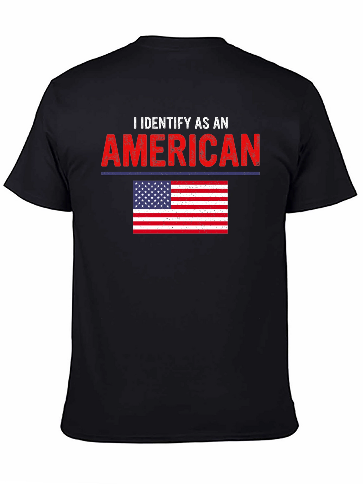 I Identify As An American Patriotic Graphic T-Shirt