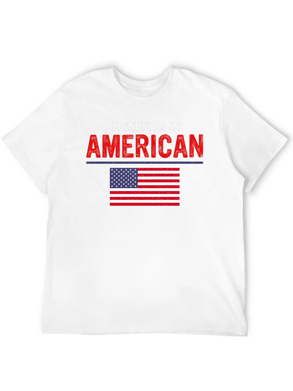 I Identify As An American Patriotic Graphic T-Shirt