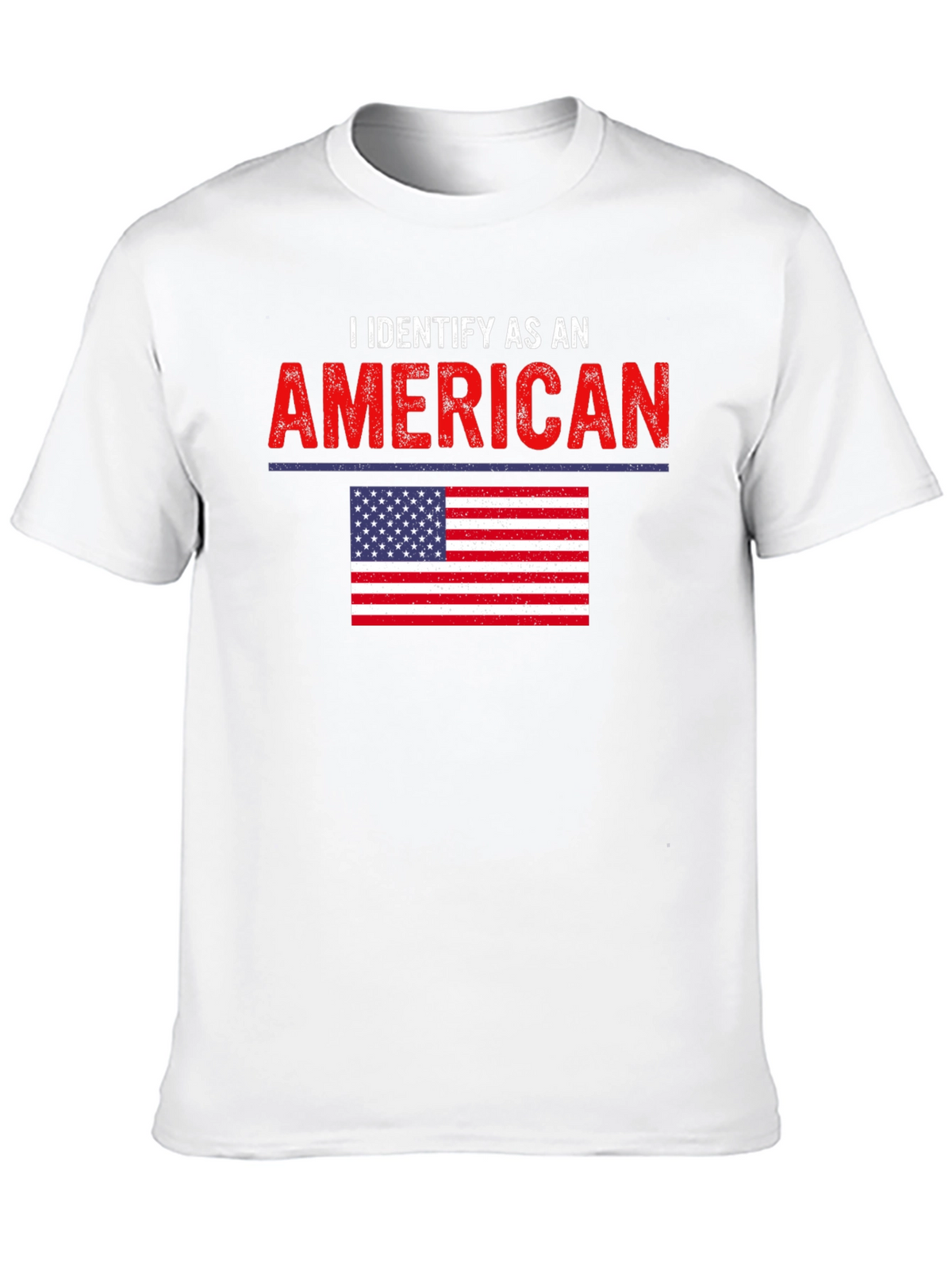 I Identify As An American Patriotic Graphic T-Shirt