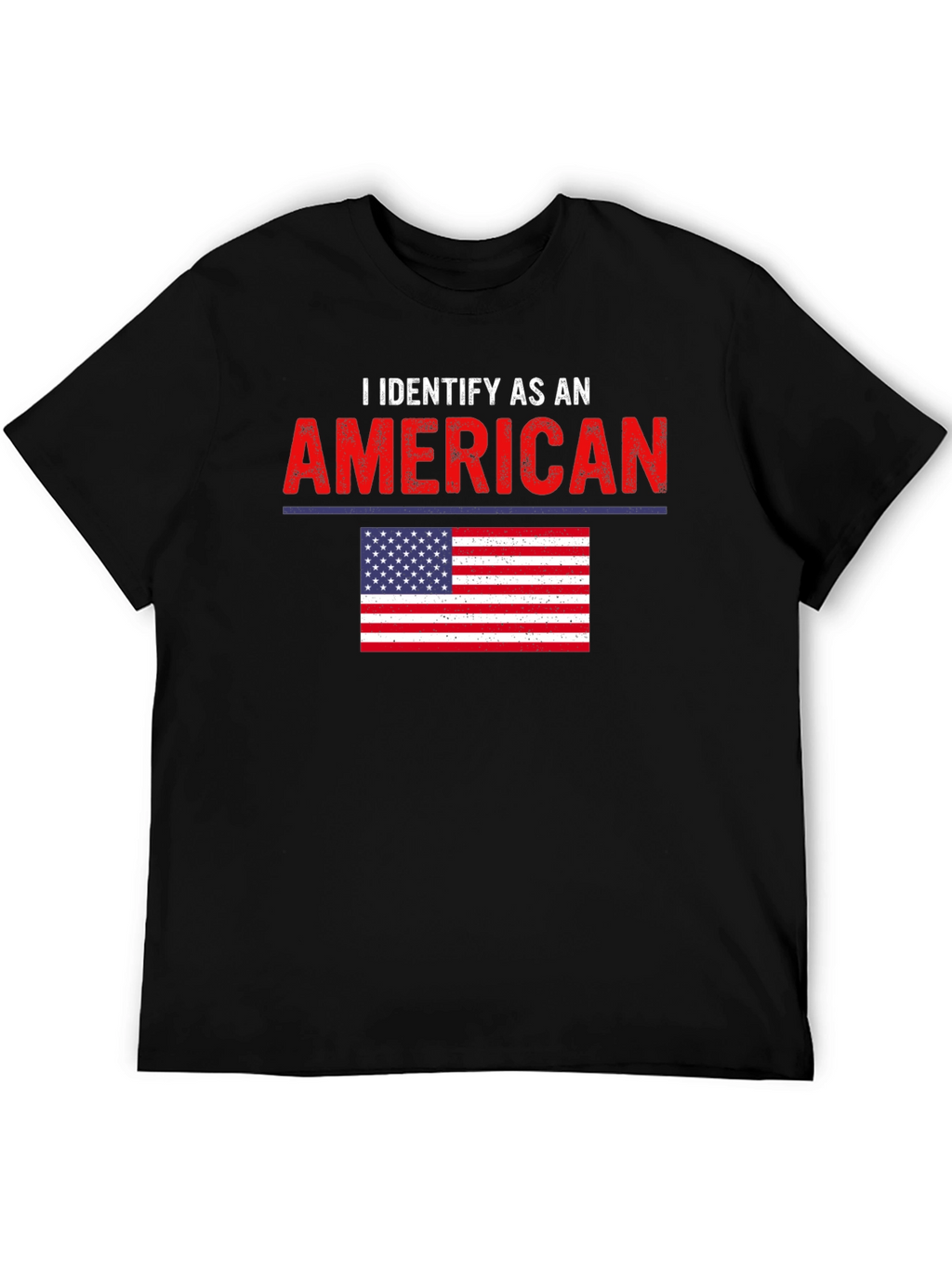 I Identify As An American Patriotic Graphic T-Shirt