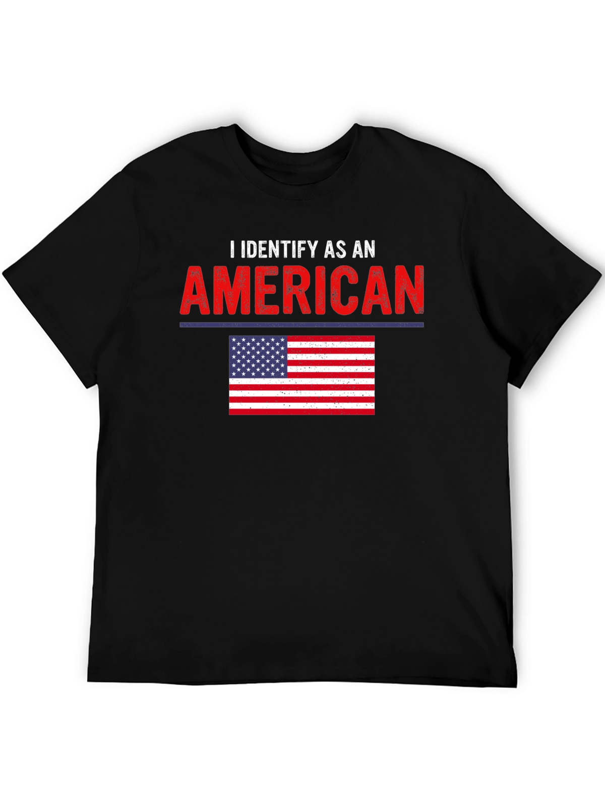 I Identify As An American Patriotic Graphic T-Shirt