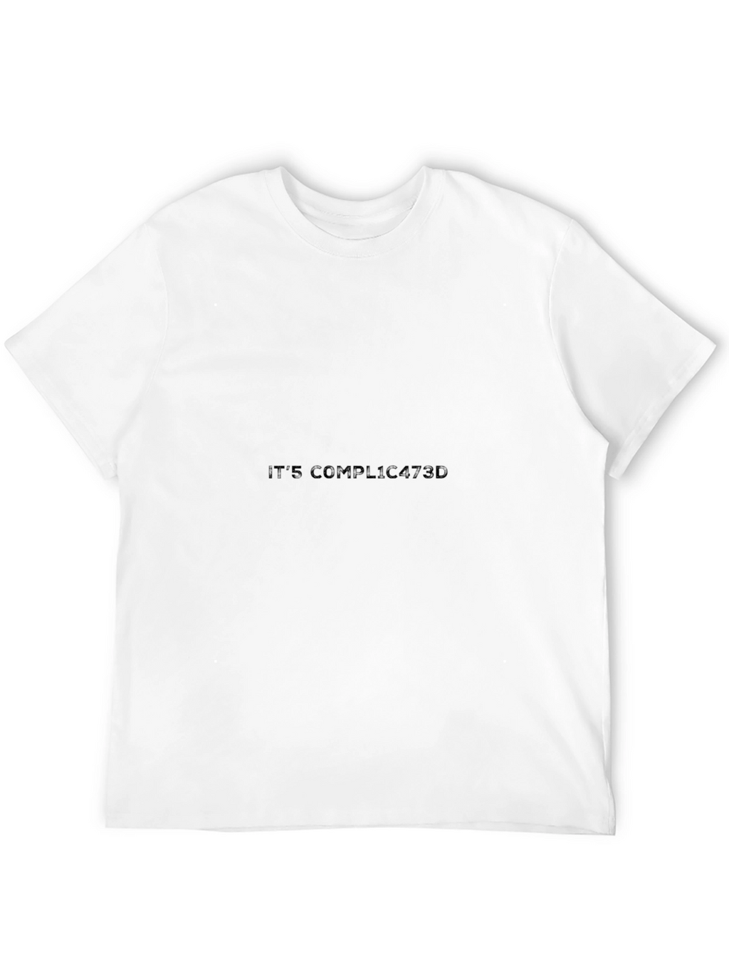 Its Complicated Black Graphic Tee