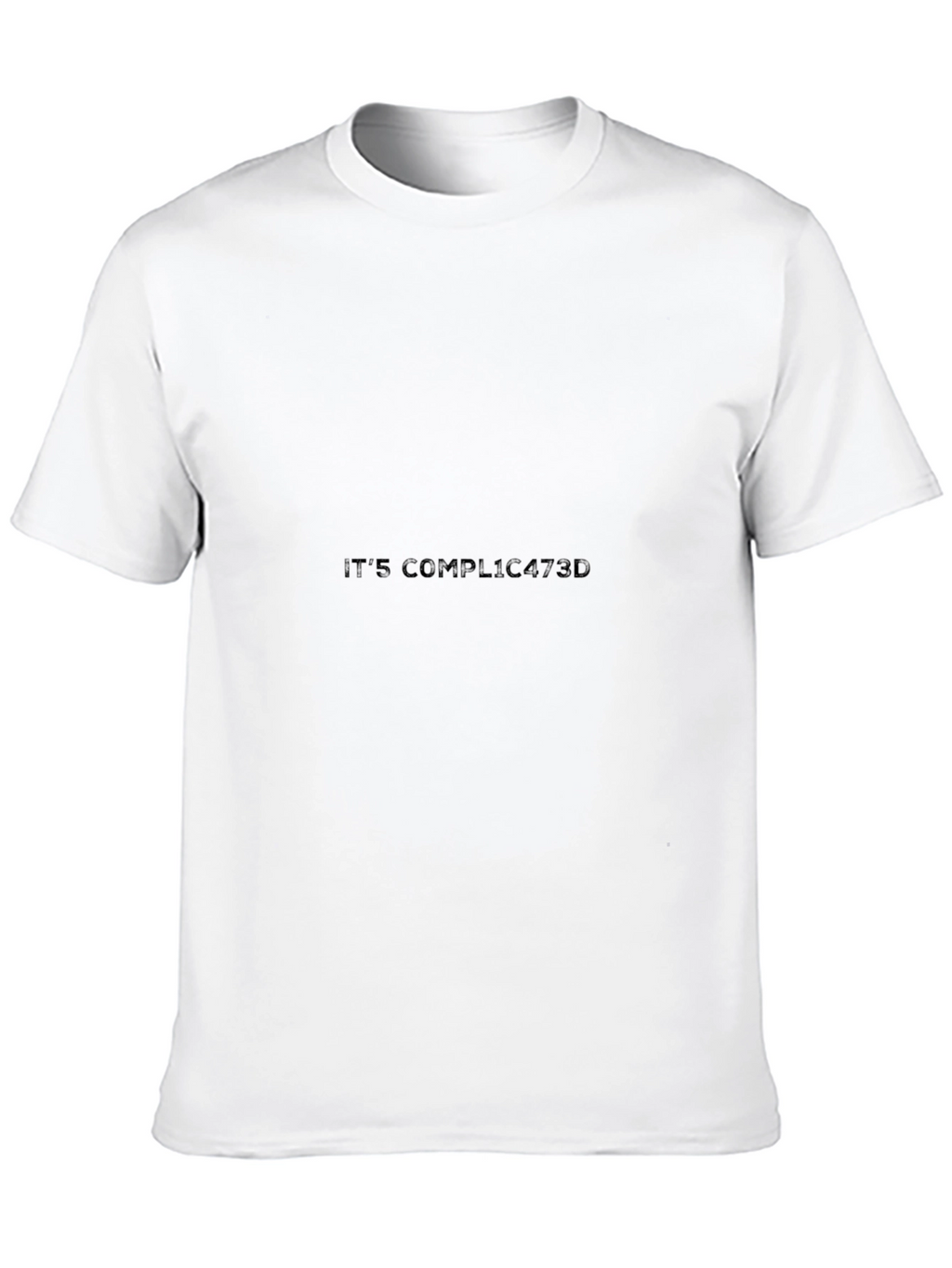 Its Complicated Black Graphic Tee